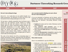 Tablet Screenshot of dtrg.org.uk